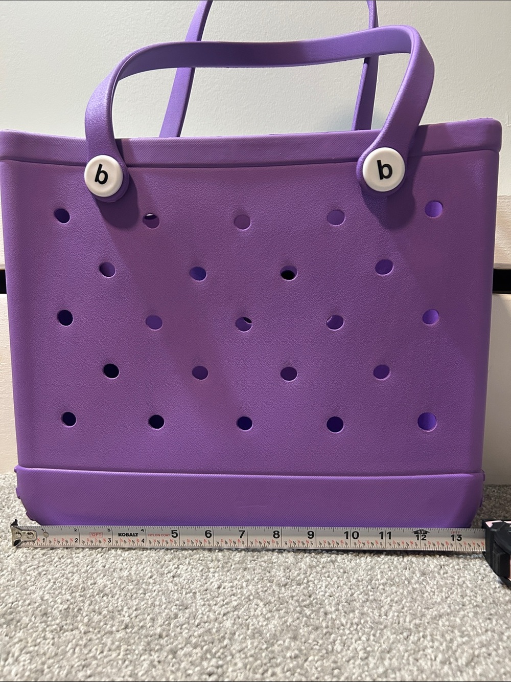 Beach Bag Purple Everyday Eva Tote Bag - Picture 5 of 6